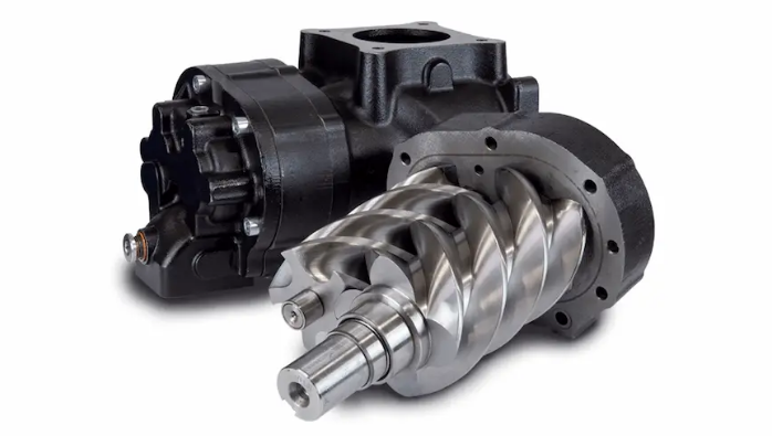 Screw compressor airend internals