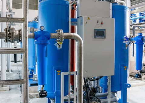 Fixed-speed industrial compressor unit