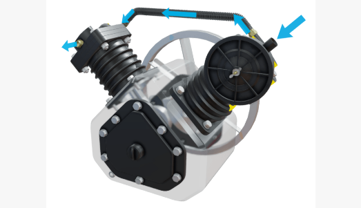 Piston-type booster machinery