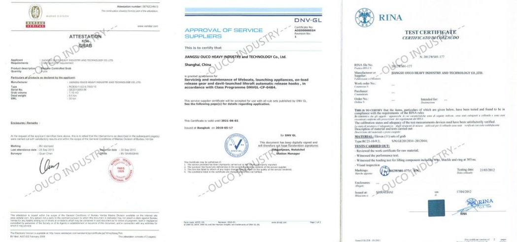 Classification certification