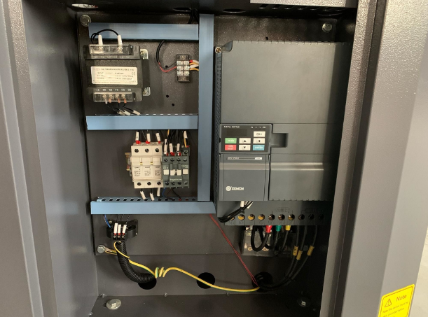 Control panel and frequency drive