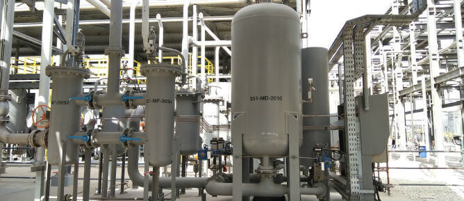 Compressed air treatment system