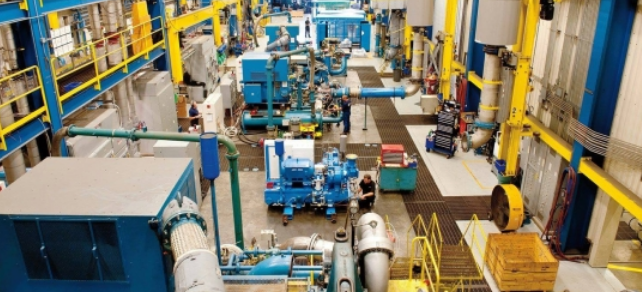 Industrial manufacturing floor